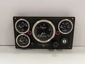 Nl-4gb-b-prem-10 Northern Lights 5.5 Engine Marine Panel 4 Premier Gauges Made In Usa