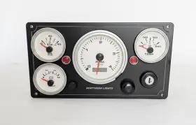 Nl-4gw-b-prem-10 Northern Lights 5.5 Universal Engine Marine Panel 4 Premier Gauges Made In Usa