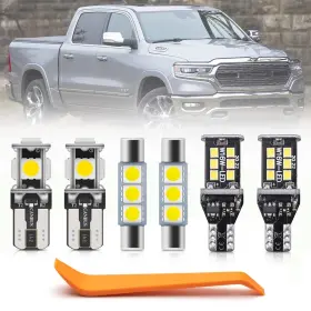 06sb-sndtz067-w Nsautolighting 12pcs Super Bright 6000k Led Interior Lights Bulb For 2019 2020 2021 2022 Dod