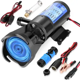 Rvp001 Obalogi Rv Macerator Pump 12v 12gpm Portable Waste With Quick-release Fitting