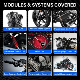Mt700 Obdprog Mt500 For Polaris Yamah Indian Motorcycle All System Diagnostic Tool Moto Obd2 Scanner #2