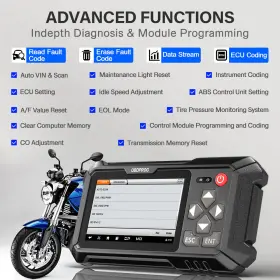 Mt700 Obdprog Mt500 For Polaris Yamah Indian Motorcycle All System Diagnostic Tool Moto Obd2 Scanner #3