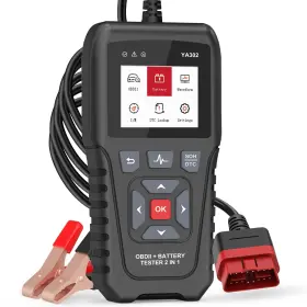 Ya302 Obdresource 2 In 1 Car Battery Tester Obd2 Scanner 6v 12v 24v 100-2000 Cca B