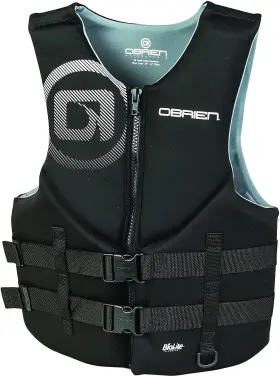 2192869 Obrien Oftbrien Mens Traditional Neoprene Life Jacket 3x-large Black