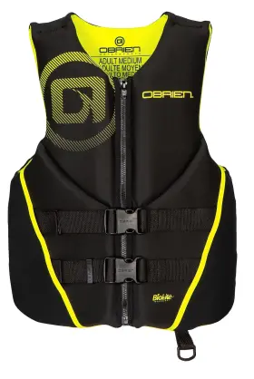 2231853 Obrien Oftbrien Mens Traditional Neoprene Uscga Life Jacket Yellow X-small