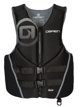 2232865 Obrien Oftbrien Mens Traditional Neoprene Uscga Life Jacket Black Medium