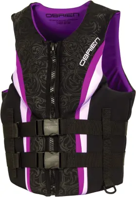 Obrien 730918417675 Oftbrien Impulse Womens Life Jacket Us Coast Guard Approved X-large Purple