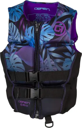 Obrien 730918964674 Oftbrien Womens Flex V-back Neoprene Uscga Lfie Jacket For Small Purple