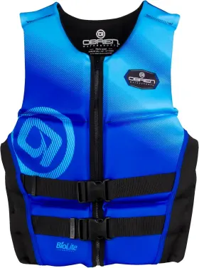 Obrien 730918972570 Oftbrien Mens Flex V-back Life Jacket - Us Coast Guard Approved Large Bue