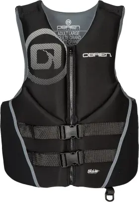 Obrien 730918980636 Oftbrien Mens Traditional Neoprene Uscga Life Jacket Large Black