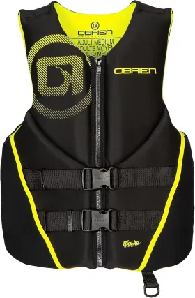 Obrien 730918980858 Oftbrien Mens Traditional Neoprene Uscga Life Jacket Medium Yellow