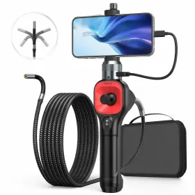 F606a Oiiwak 1080p Endoscope Camera Inspection 360 Rotation Borescope For Ios Android