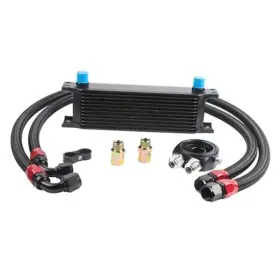 Tmg10row Oil Cooler Kit Universal 10 Row 10an Transmission Engine Stacked