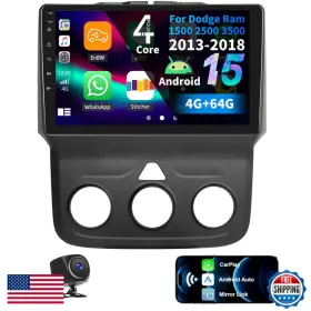 B0fdl4t618 Oiliehu 4g64g Car Stereo For Dodge Ram 1500 2500 3500 2013-2019 Wireless
