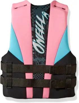 3794-ek6-1sz Oneill Oftneill Youth Reactor Uscg Life Vest One Size Black/pet/turquoise #2