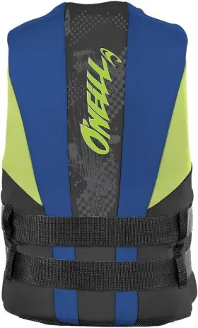 3794-r53 Oneill Oftneill Youth Reactor Uscg Life Vest One Size Black/pacific/dayglo #2