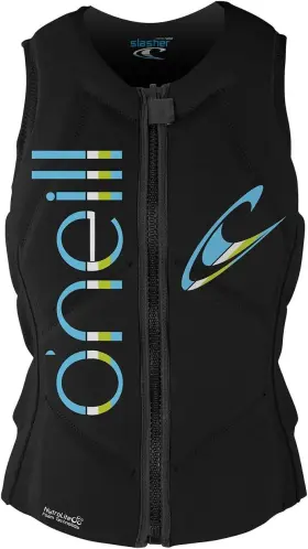 4531-a00-8 Oneill Oftneill Womens Slasher Comp Vest 8 Black/black