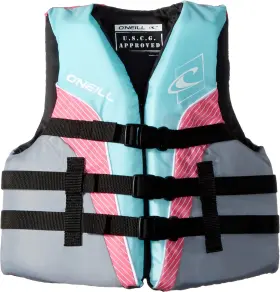 4725-ek7-1sz Oneill Oftneill Youth Superlite Uscg Life One Size Turquoise/berry/smoke White