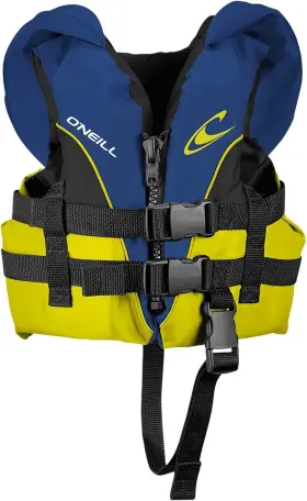 4727-cf7-1sz Oneill Oftneill Infant Superlite Uscg Life Vest One Size Pacific/yellow/black Yellow