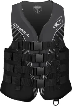 Oneill Wetsuits 603731734796 Oftneill Mens Superlite Uscg Life Vest X-large Black/black/smoke White
