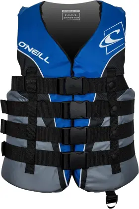 Oneill Wetsuits 603731734901 Oftneill Mens Superlite Uscg Life Vest 3x-large Pacific/smoke/black White