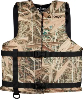 Onyx 043311986960 General Purpose Coast Guard Approved Boating Life Oversize Marsh Camo