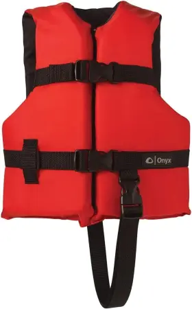 101318 Onyx General Purpose Boating Life Jacket Child Red