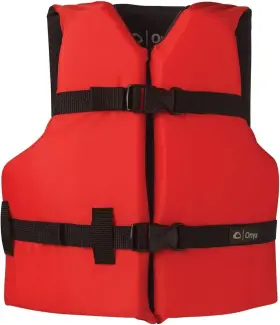 103000-100-002-12 Onyx General Purpose Boating Vest Youth Red