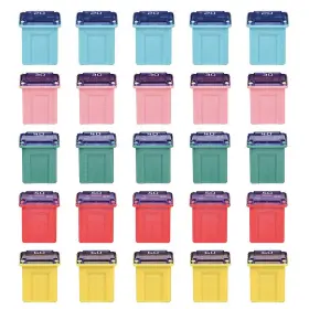 Openlot 799899877106 25 Pack Automotive Combination Low Profile Jcase Assortment Fuse Kit Compatib