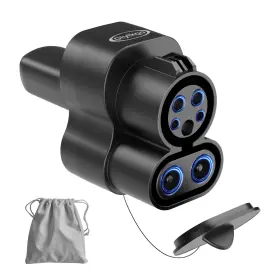J1772 Otytkgo 763667767296 2 In 1 Ccs And To Tesla Adapter Black
