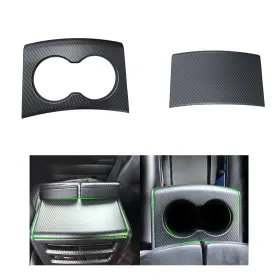 Oubolun 19.26.19vh Water Cup Cover For Tesla Model X S 2014-2024 Car Interior Accessory Ab
