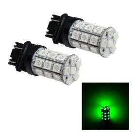 30cg-27anf-a01 Pa Led 2pcs 30smd 3157 Green Auto Bulb 12v For Turn Signal Side Marker