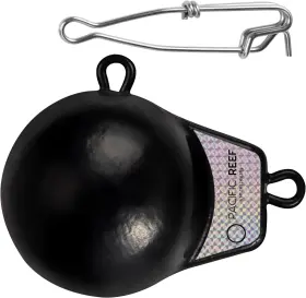 Pacific Reef Spearfishing 782706387554 Pacificreef Downrigger Weight Coated Ball 4lbs 6lbs 8lbs 6 Lbs Silver