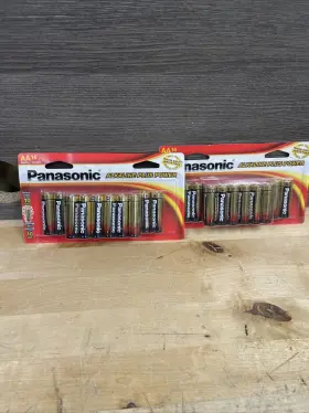 Lr6pa Panasonic Lr6pa/16bh 2 Pack X16 Aa Alkaline Plus Power Battery Exp 01/2034