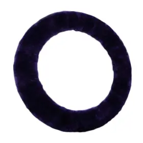 I0100-016 Panda Superstore Purple Fluffy Steering Wheel Cover Warm Winter Plush Universal 14.5 Inch X 15