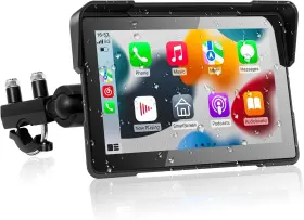 Pj-m0700 Parkvision Motorcycle Carplay Screen 7 Inch Waterproof Touchscreen Portable Ca