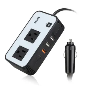200w Pc C 094276894944 Car Power Inverter Usb Ac Port 110v Outlet Cigarette Lighter #2