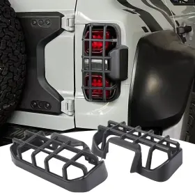 Pdk-18866 Pdklin For Bronco Raptor Tail Light Guard Trim Cover Bezel Compatible With Ford Bron