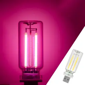 Rx9001 Peokpiple 1 Pack Car Led Lights Interior Usb Light For Decor And Bedroom Touch Dimmabl