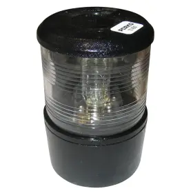 0200mb0dp1 Perko Masthead Light F/sail Or Power Less Than 20m - 12vdc Black Base Mount/wh