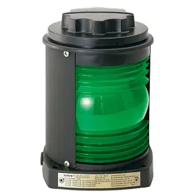 1127ga0blk Perko Side Light - Black Plastic Green Lens