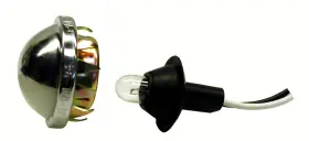 Pet-m432 Peterson Manufacturing Clear Chrome License Plate Utility Light M432