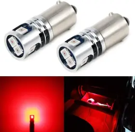 Phinlion-ba9s-2835-5smd-r Phinlion 57 Ba9 Ba9s Led Red Bulbs Super Bright 12v 53 1816 1893 1889