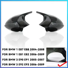 7843690 Phirikes Bmw E90 E92 E93 E81 Carbon Fiber Mirror Caps M3 Style 1 3 Series Pair