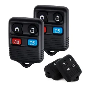 Cwtwb1 Pilida Car Key Fob Keyless Entry Remote With Cover Case Replacement Of Ford Escape E