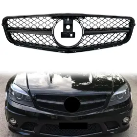 W204g0814amg11pc Pinkomoto C300 W204 Grill Front Bumper Grille For Mercedes Benz C250 C350 C200 200
