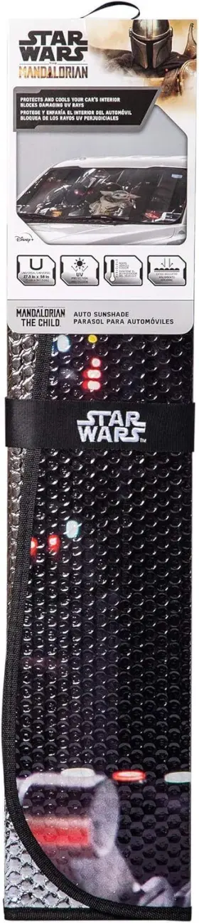 003952 Plasticolor Accordion Front Windshield Sunshade Mandalorian Baby Yoda The Child #2