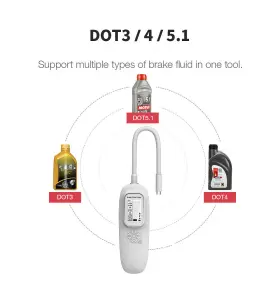 D0100ha5wtu Plstpft Vehicle Brake Oil Detector Fluid Test Support Dot3 Dot4 Dot5.1 Fuel L #3