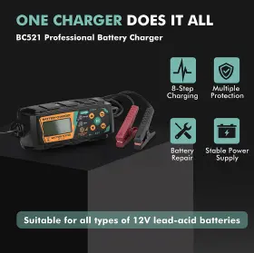 D0100har7eu Plstpft 12v Lead-acid Battery Monitor Repair Short Circuit Cca Detection #2