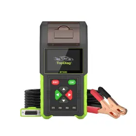 D0100har7iw Plstpft Automotive Battery Analyzer 12v 24v Lead-acid Cca Load Test Active Oscil